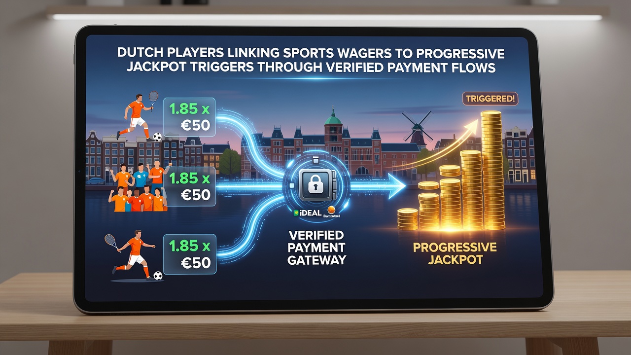 Illustratie van bonuslagen en betalingsverificatie in Nederlandse online casino systemen