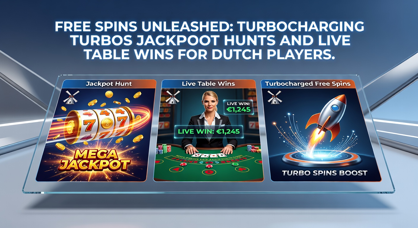 Live dealer blackjack tafel met free spins bonus overlay en euromunten die vallen tijdens een winnende hand