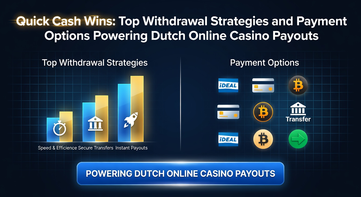 Overzicht van populaire betaalmethoden voor snelle uitbetalingen bij Nederlandse online casinos, met iDEAL en e-wallets in de spotlight