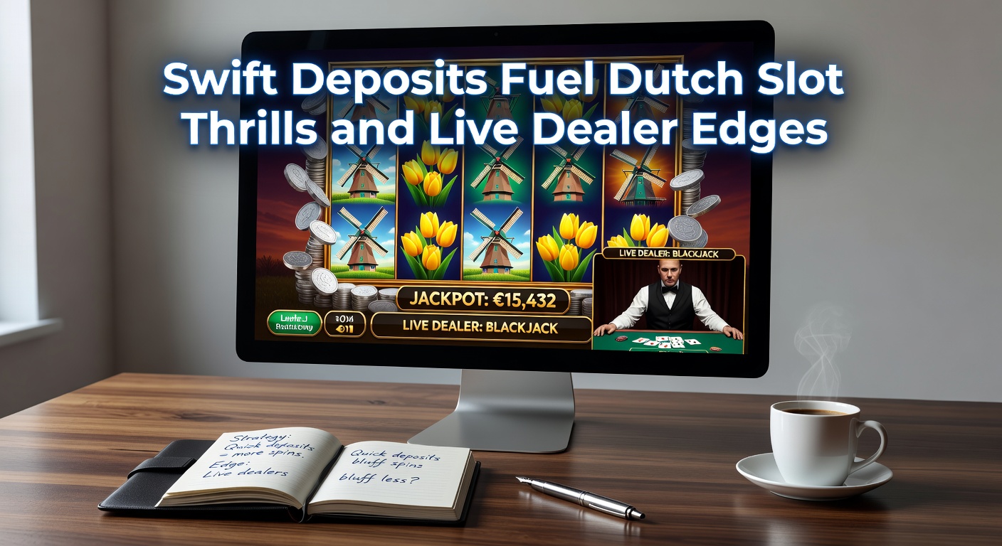 Schermafbeelding van een snelle iDEAL-storting in een Nederlands online casino, met slotmachines en live dealer tafels op de achtergrond